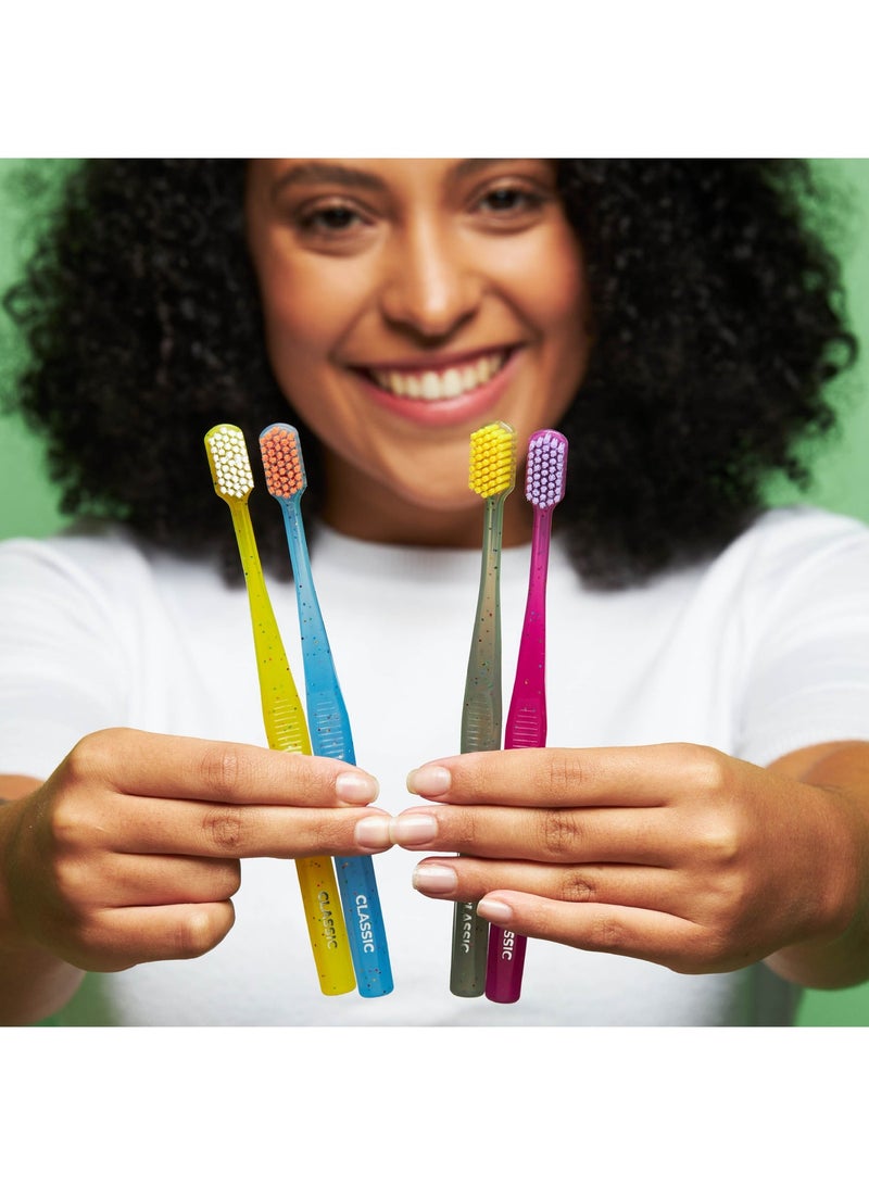 PESITRO UltraClean Classic Toothbrush – Soft Nylon Bristles with Hygiene Stand, Everyday Oral Care - Image 5